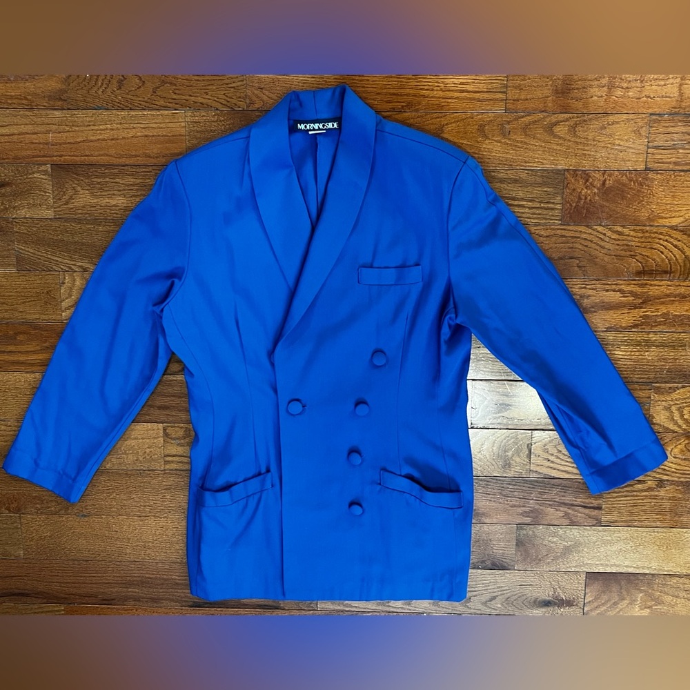 Morningside Vintage Blue Blazer Women's 14